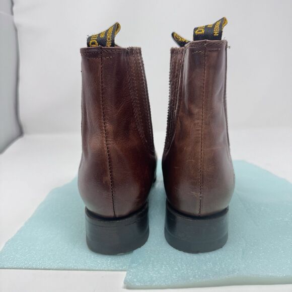 Diego’s Botines Bissett Brown Leather Boots Size MX 25, US Women 8, US Men 7-7.5 - Picture 4 of 11